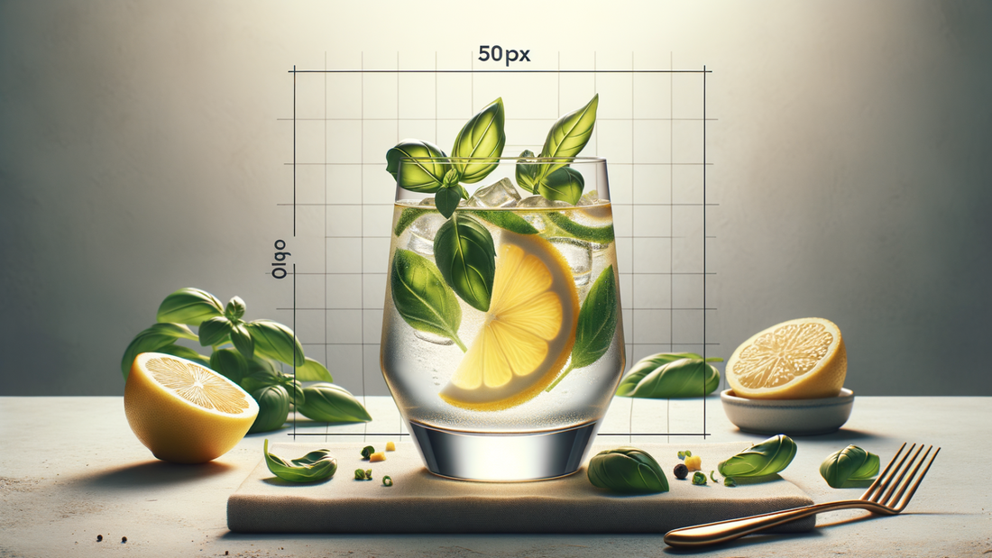 🍋 Lemon Basil Fizz