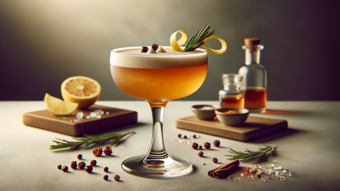 Aquafaba Whiskey Sour Fizz